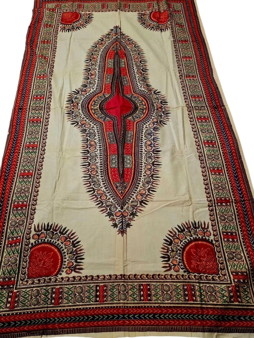 70's Cotton Veritable Java Hollandaise Table Cloth
